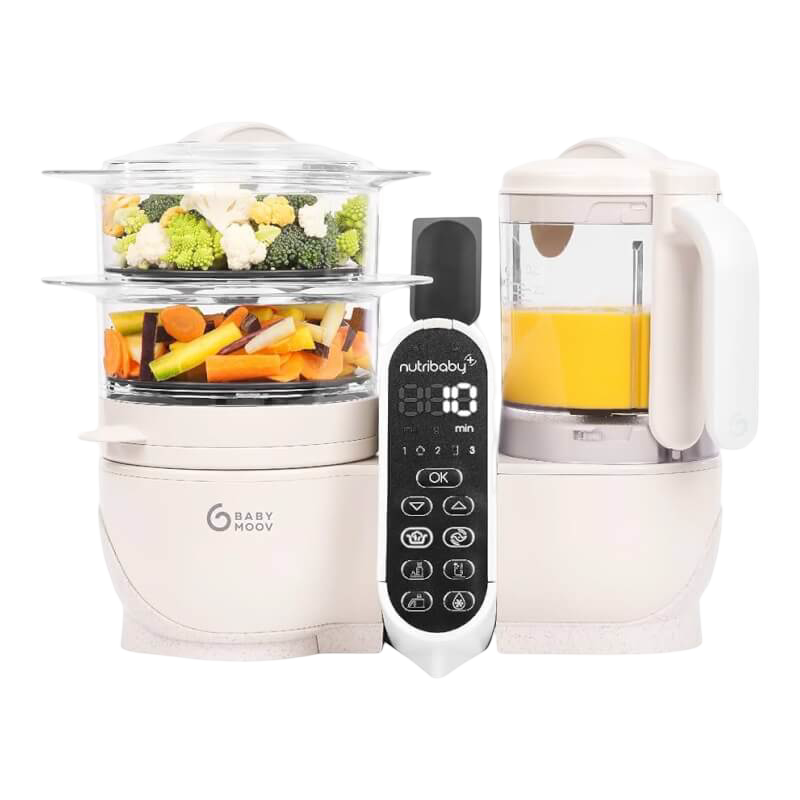 Babymoov Nutribaby+ Food Processor - Mineral Beige