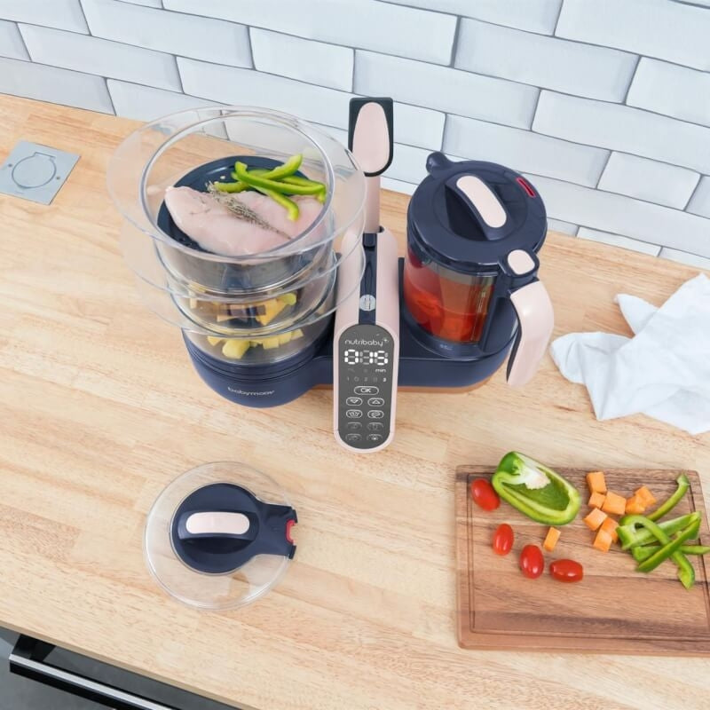 Babymoov Nutribaby+ XL Food Processor - Copper/Navy
