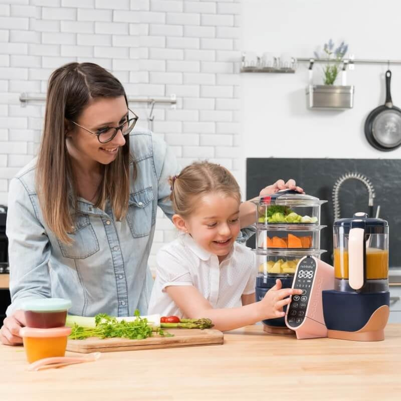 Babymoov Nutribaby+ XL Food Processor - Copper/Navy
