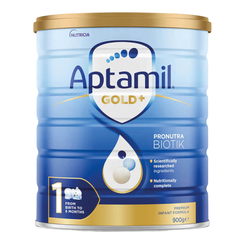 Aptamil (NZ) Gold+ Premium Infant Formula Stage 1 (0-6 months) 900g