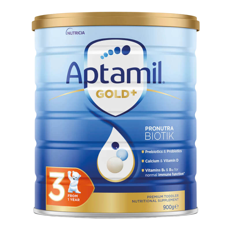 Aptamil (NZ) Gold+ Premium Toddler Milk Stage 3 (1 year+) 900g