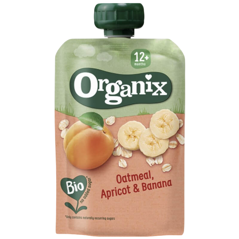 Organix Oatmeal, Apricot & Banana 100g (12 mos+)