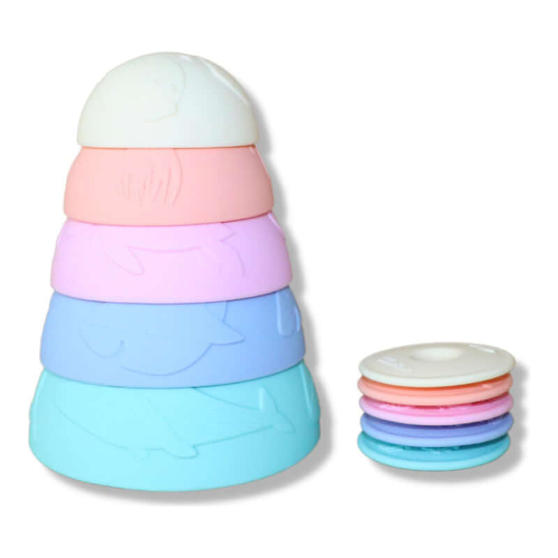 Jellystone Designs Ocean Stacking Cups - Pastel