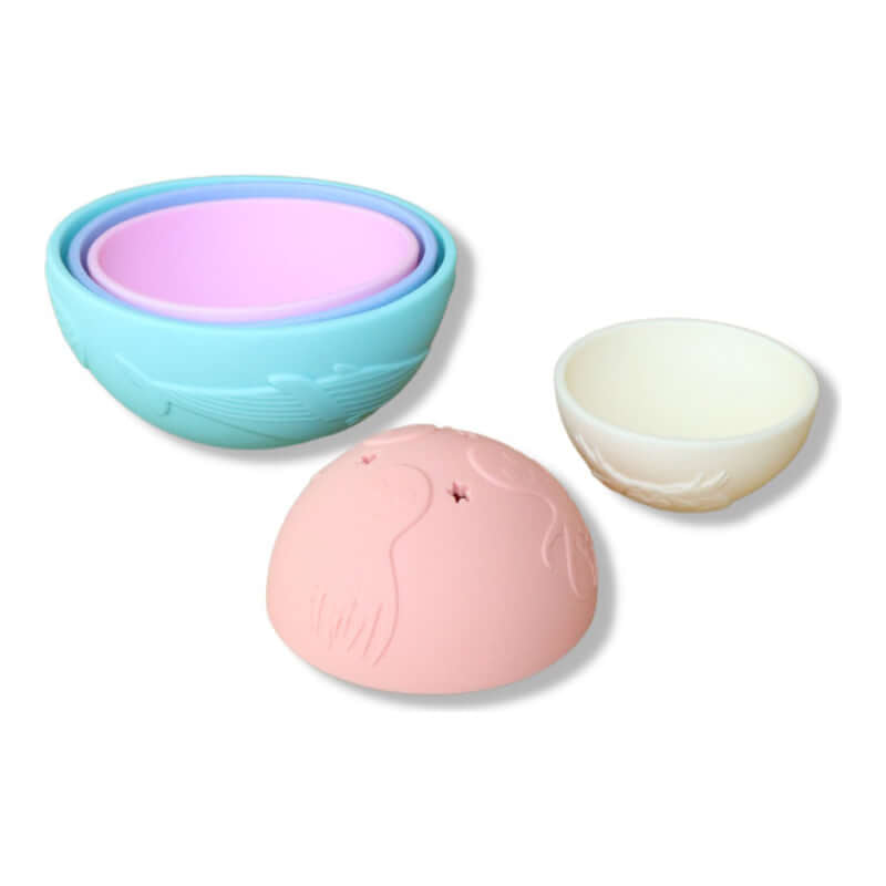 Jellystone Designs Ocean Stacking Cups - Pastel