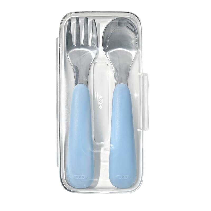 OXO Tot On-The-Go Fork & Spoon Set