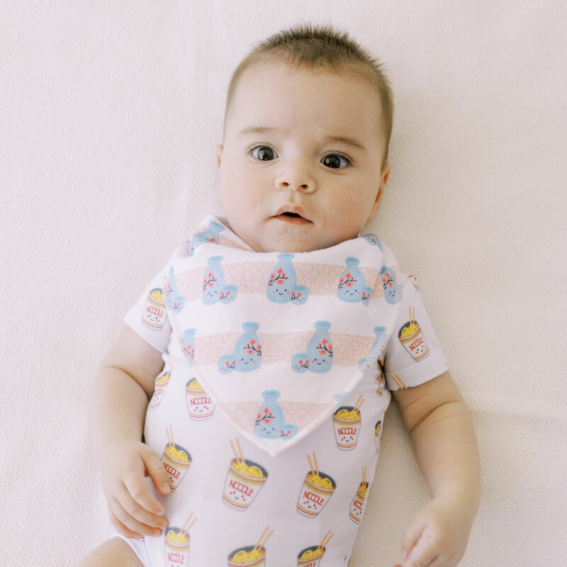 The Wee Bean Organic Cotton Bandana Bibs 2pcs Set