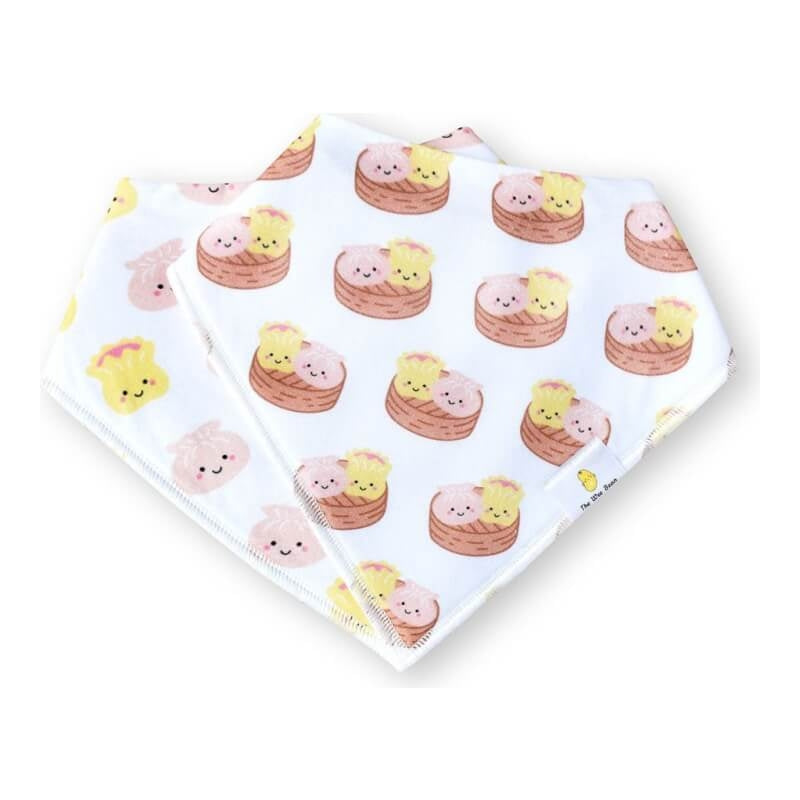 The Wee Bean Organic Cotton Bandana Bibs 2pcs Set