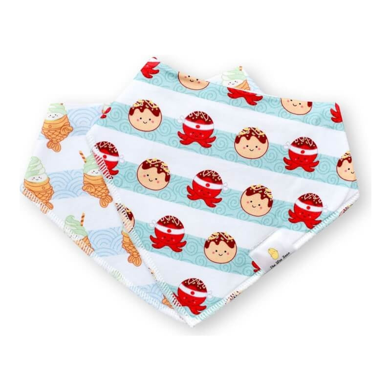 The Wee Bean 有機棉三角巾圍兜 2 件套