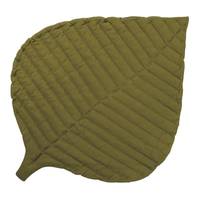Toddlekind Organic Leaf Mat 116x87cm - Sand Castle