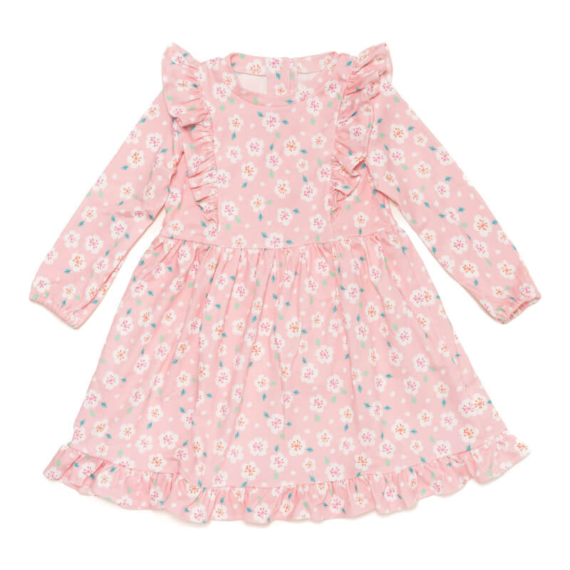 Cotton Pigs Organic Pink Sakura Dress