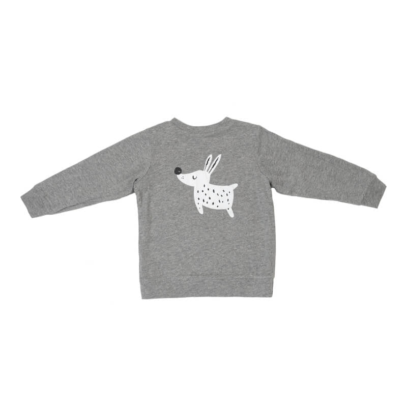 Cotton Pigs Organic Reversible Jumper - Colourful Dogs