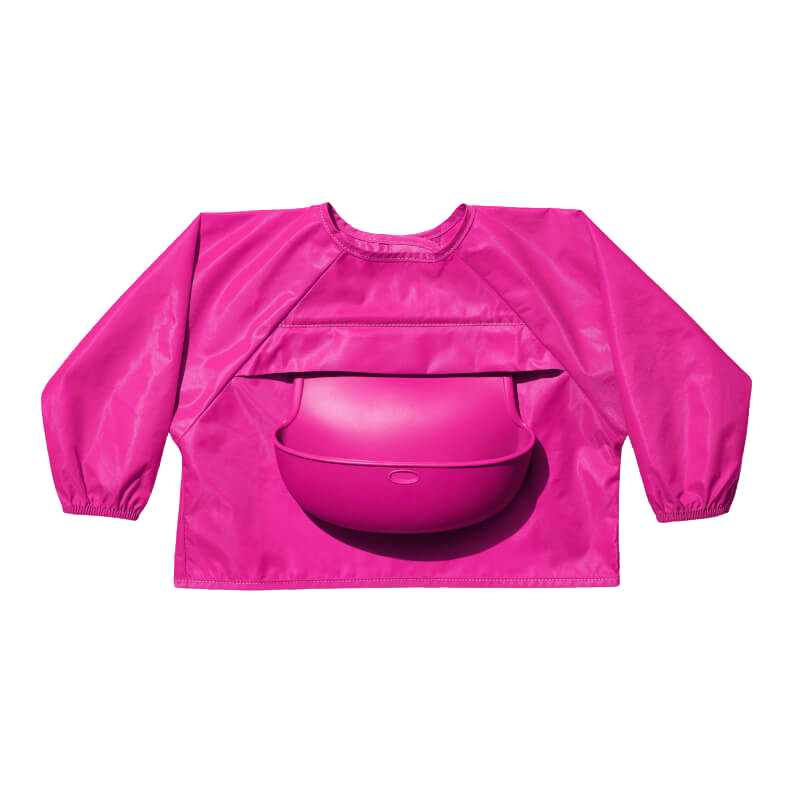 OXO 幼兒袖捲式圍兜