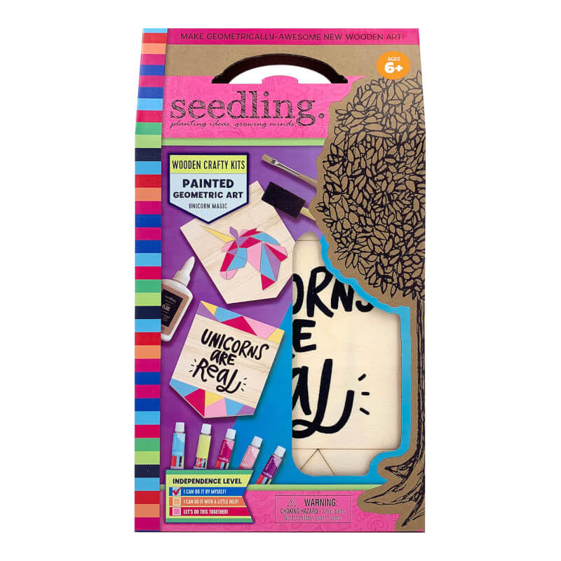 Seedling Painted Geometric Art (Unicorn)