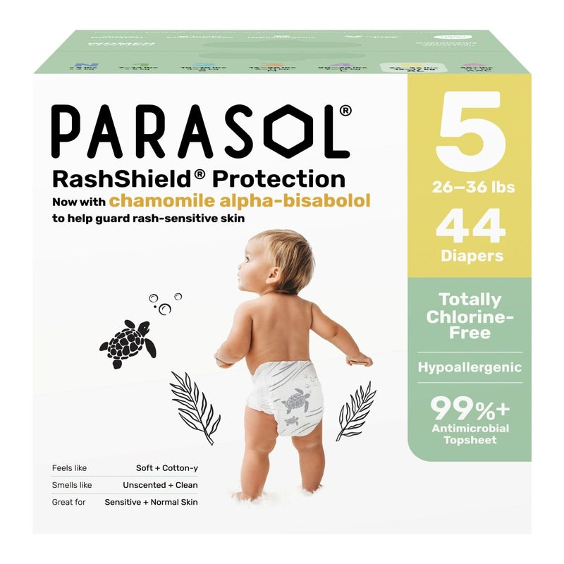 Parasol Clear+Dry Natural Diapers Size 5/XL - 22x4pcs Parasol