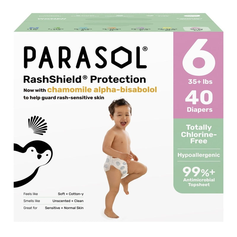 Parasol Clear+Dry Natural Diapers Size 6/XXL - 20x4pcs Parasol