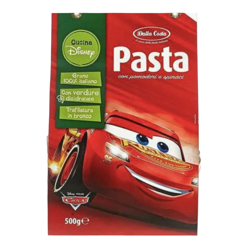 Dalla Costa Pasta with Tomato & Spinach 500g - Cars