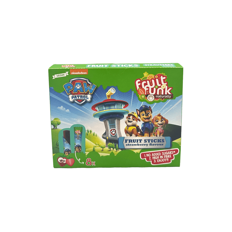 Fruitfunk Paw Patrol Fruit Sticks Strawberry 8 x 10g