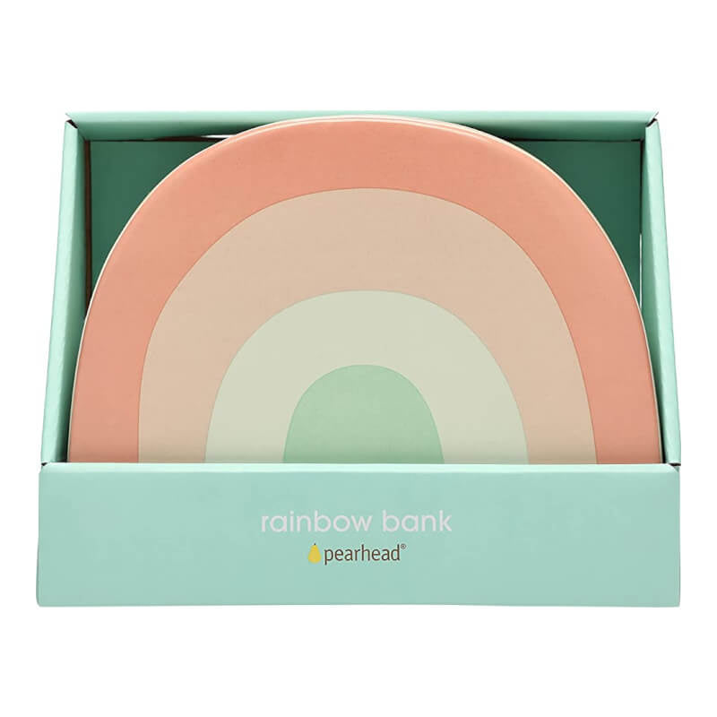 Pearhead Ceramic Rainbow Bank