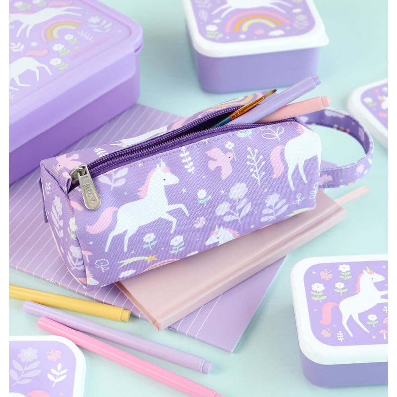 A Little Lovely Company Pencil Case - Unicorn Dreams