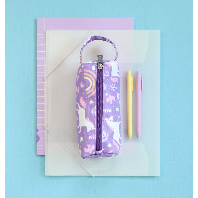 A Little Lovely Company Pencil Case - Unicorn Dreams