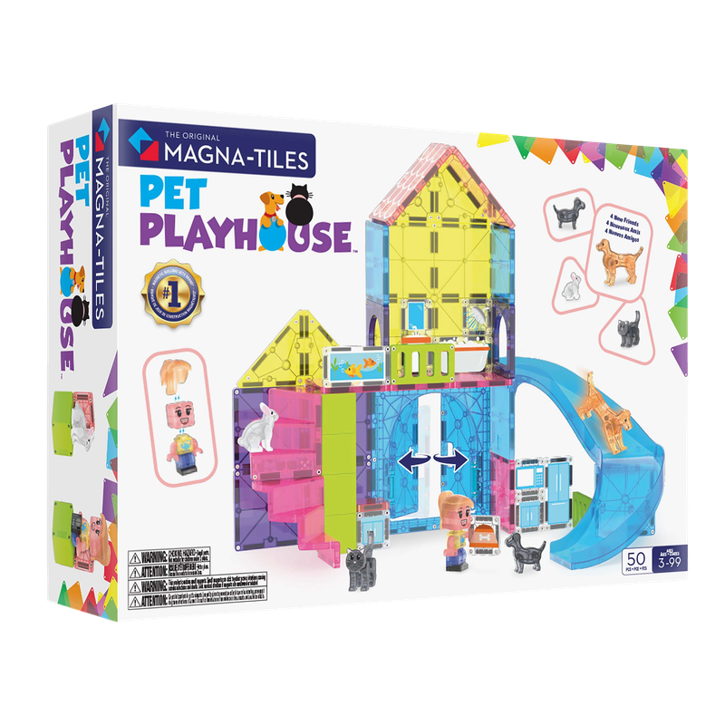 Magna-Tiles Pet Playhouse™ 50 Piece Set Magna-Tiles
