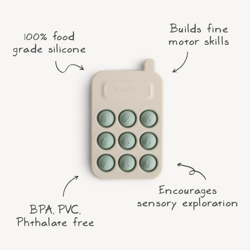 Mushie Phone Press Toy
