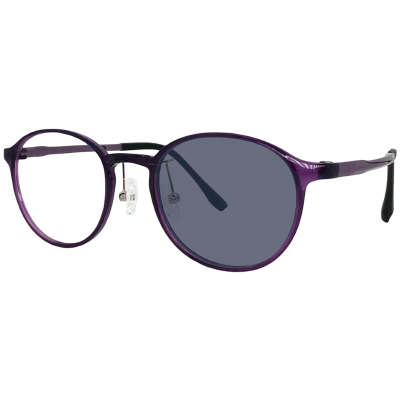 ProEyes Photochromic Blue Light Blocking Glasses - 1965 Purple (12 years+)