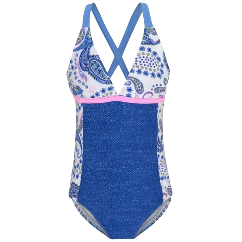 Platypus Boho Paisley UPF50+ Tie Back Swimsuit