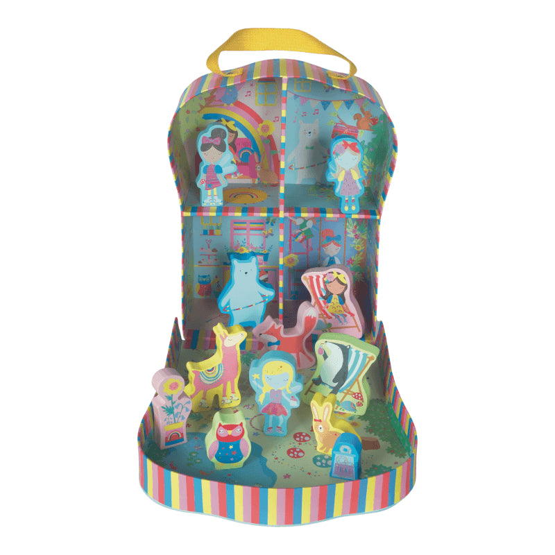 Floss & Rock Playbox with Wooden Pieces - Rainbow Fairy