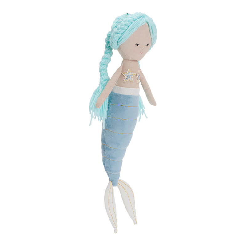 泡泡毛絨玩具 - 藍色美人魚瑪麗埃拉