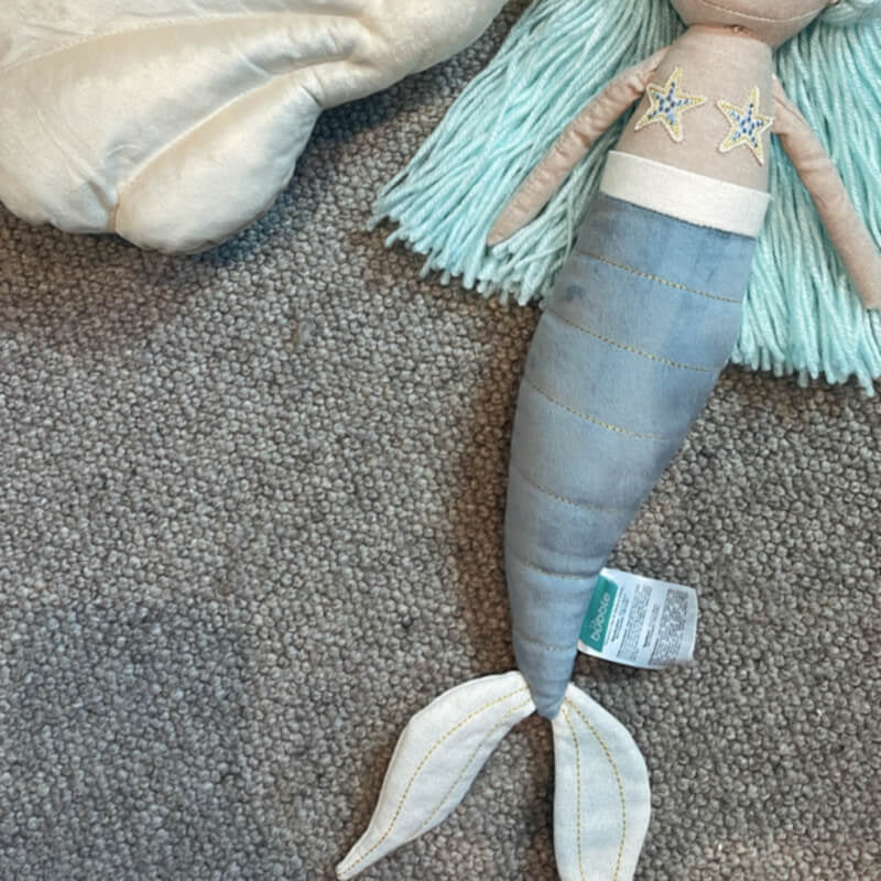 泡泡毛絨玩具 - 藍色美人魚瑪麗埃拉