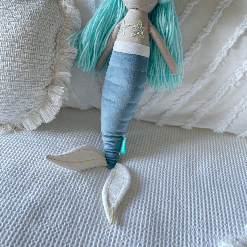 泡泡毛絨玩具 - 藍色美人魚瑪麗埃拉