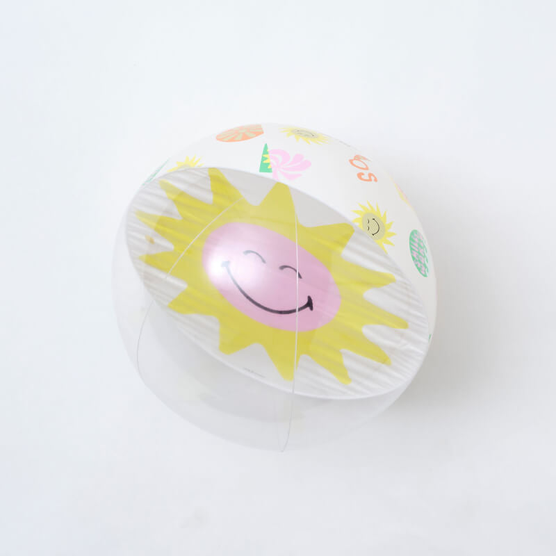 SUNNYLiFE Pool Ring & Ball Set - SmileyWorld Sol Sea