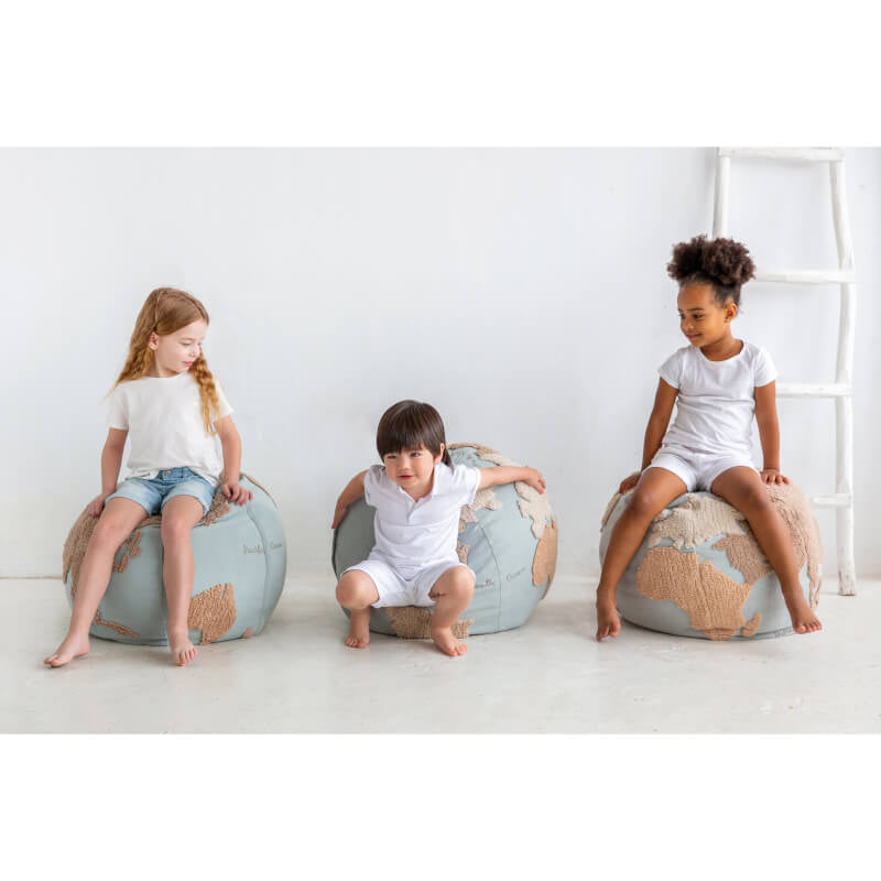 Lorena Canals Pouf World Map