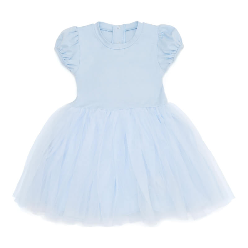 Cotton Pigs Powder Blue Mini Tutu Dress