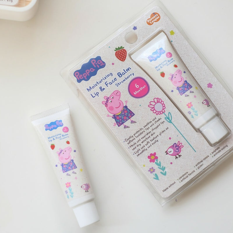Parents League PEPPA PIG Moisturizing Lip & Face Balm - Strawberry 20ml