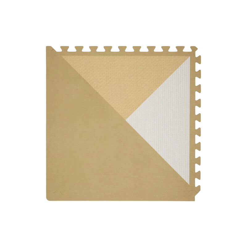 Toddlekind Premium Foam Play Mats 120x180cm - Kyte Collection - Wheat