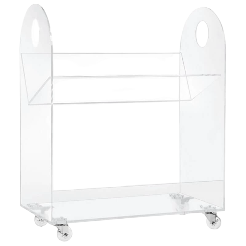 Babyletto Presto Acrylic Bookcase and Cart