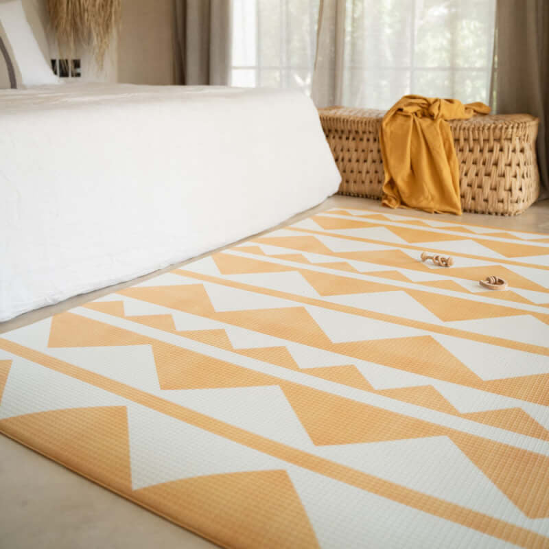 Toddlekind Prettier Reversible Play Rug 140x200cm - Sahara Sun