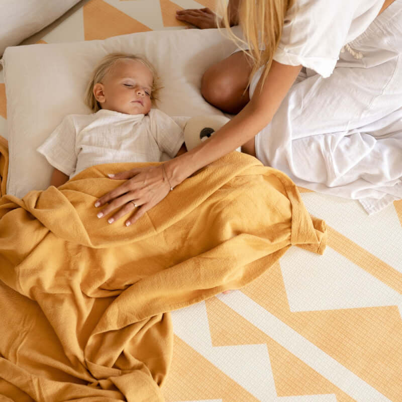 Toddlekind Prettier Reversible Play Rug 140x200cm - Sahara Sun
