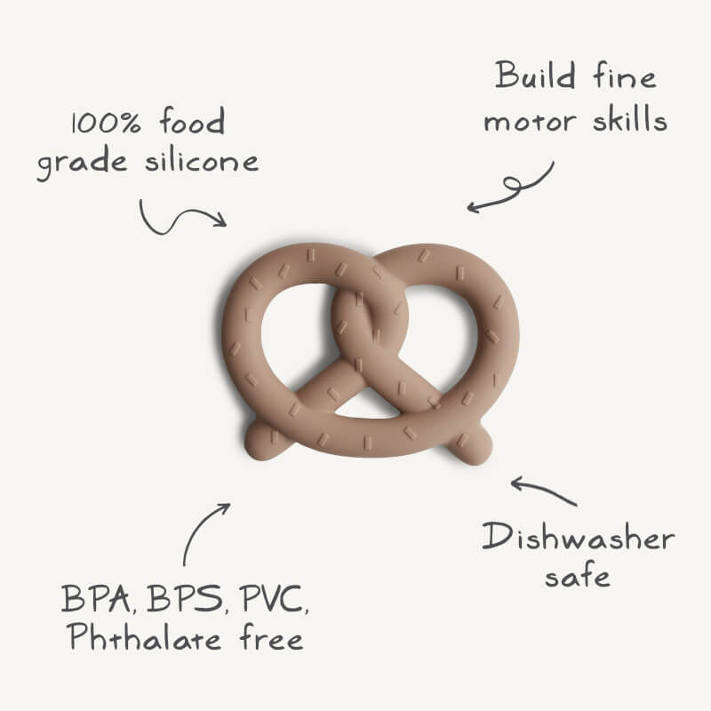 Mushie Pretzel Teether
