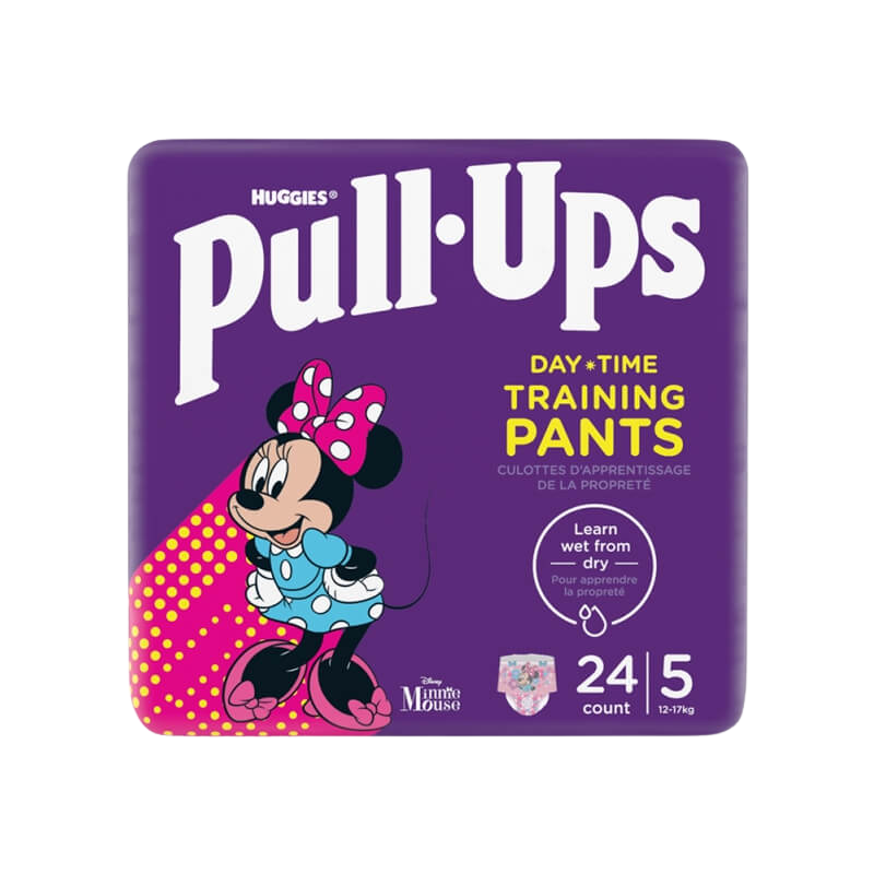 Huggies Pull-Ups Day Time Training Pants - Size 5 (12-17 kgs) 24s - Girls