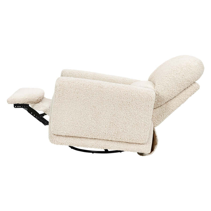Babyletto Rainbow Recliner and Swivel Glider - Almond Teddy Loop