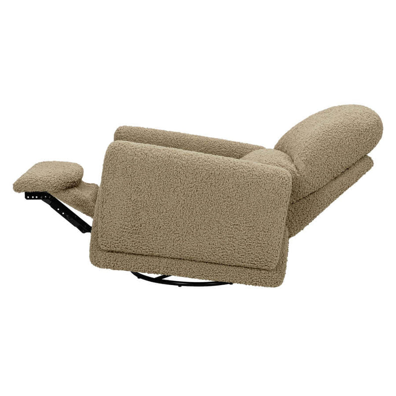 Babyletto Rainbow Recliner and Swivel Glider - Latte Teddy Loop