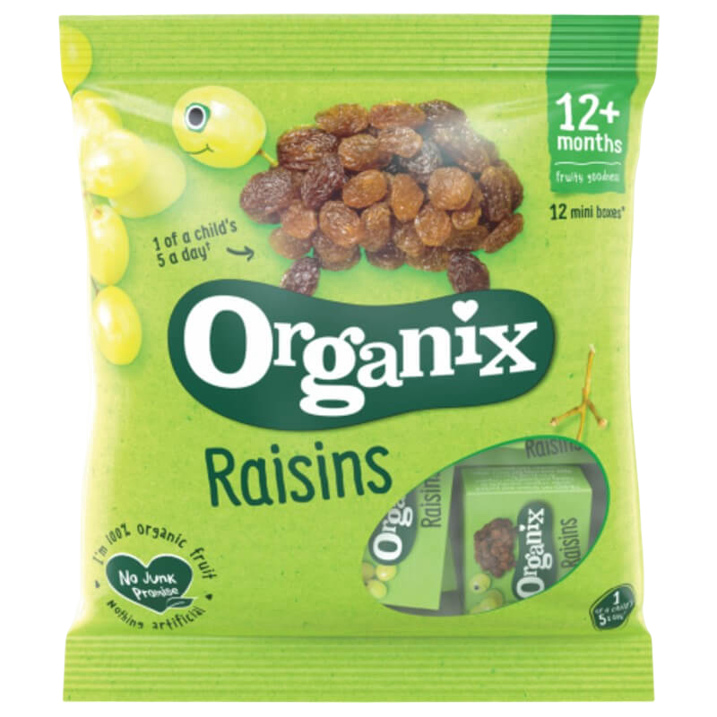 Organix Raisins Mini Boxes 12x14g (12 mos+)