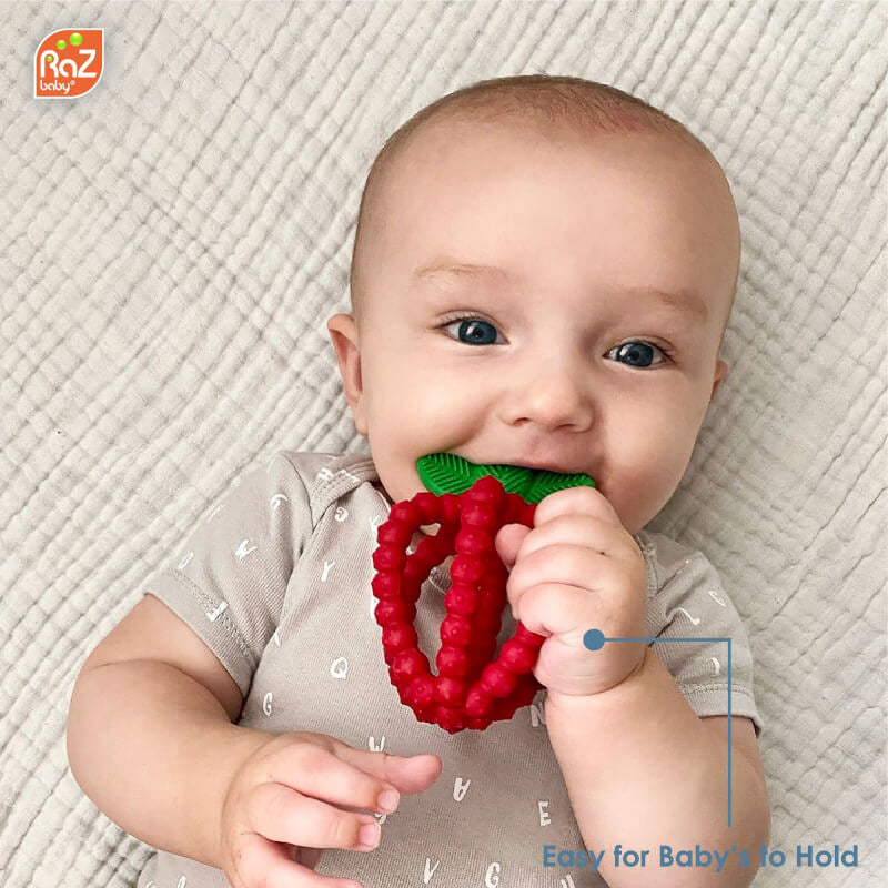 RaZbaby Raz-Berry Bites Teething Toy 3m+ 1 Toy
