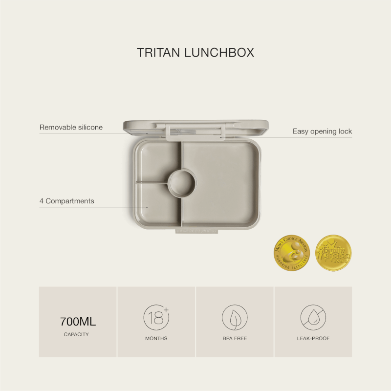 Citron Rectangle Lunchbox - Vehicles