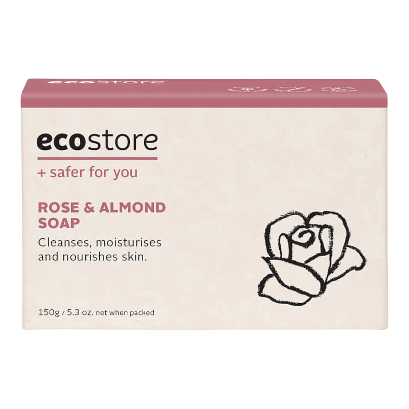 Ecostore Rose & Almond Oil Soap 150g