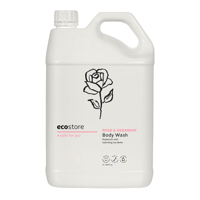 Ecostore Rose & Geranium Body Wash 5L