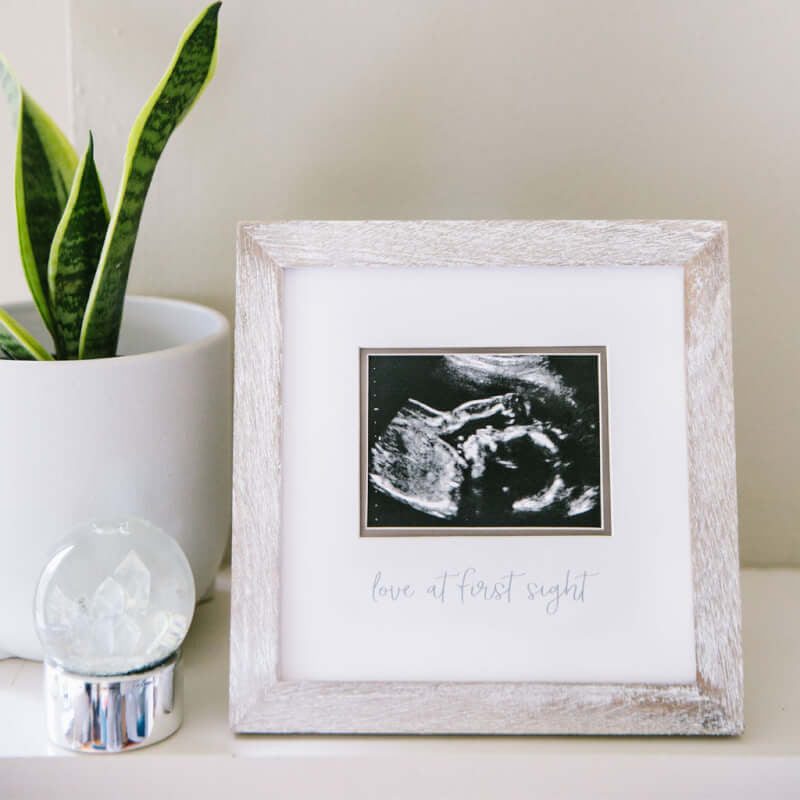 Pearhead Rustic Sonogram Frame